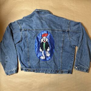 Men’s‎ Size Large Top Line Vintage Bugs Bunny Warner Brothers Blue Jean Jacket